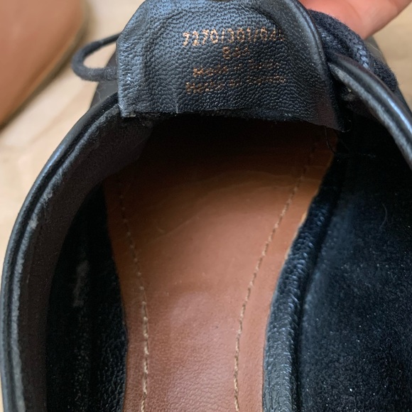 Zara Genuine Leather Black Flats - Picture 5 of 5